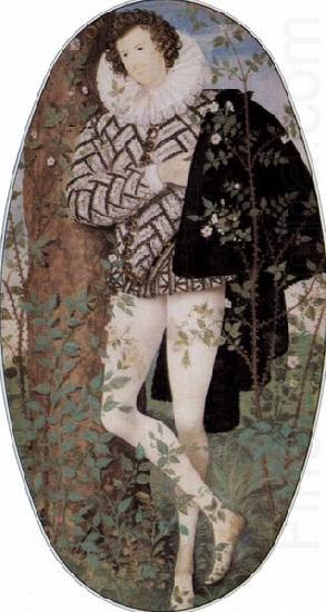 Young Man Among Roses, Nicholas Hilliard